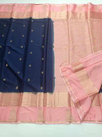 SEMI CREPE SILK SAREE