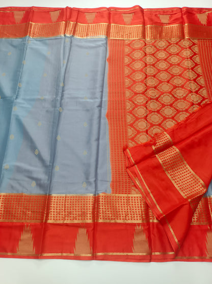 SEMI CREPE SILK SAREE