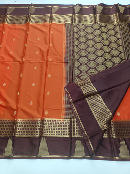 SEMI CREPE SILK SAREE