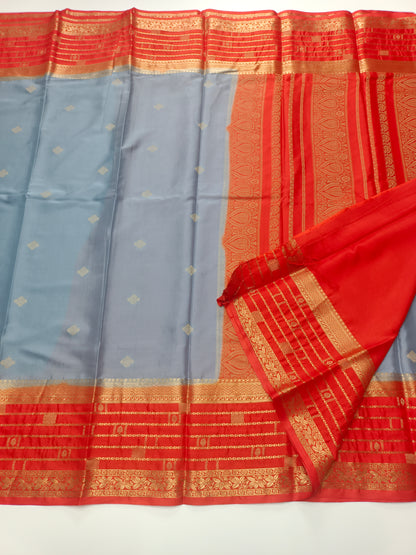 SEMI CREPE SILK SAREE
