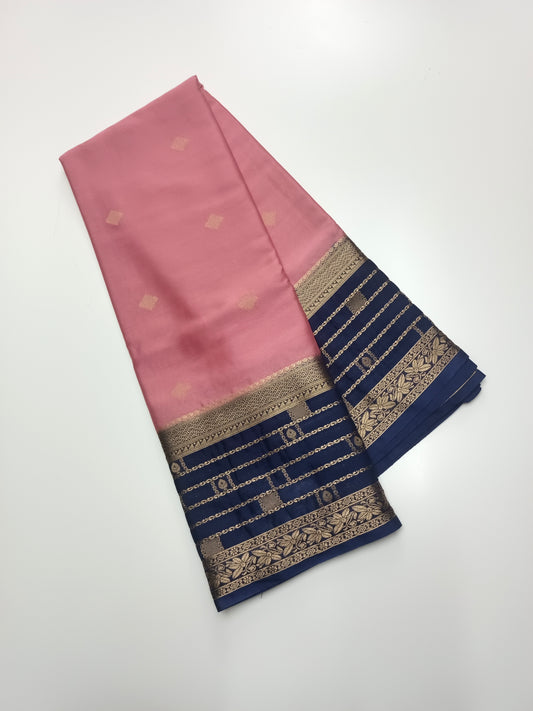SEMI CREPE SILK SAREE