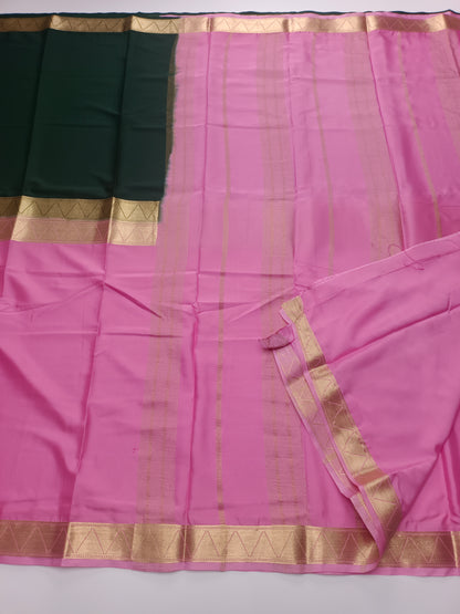 2D SEMI CREPE SILK SAREE