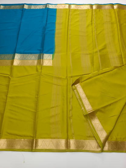2D SEMI CREPE SILK SAREE