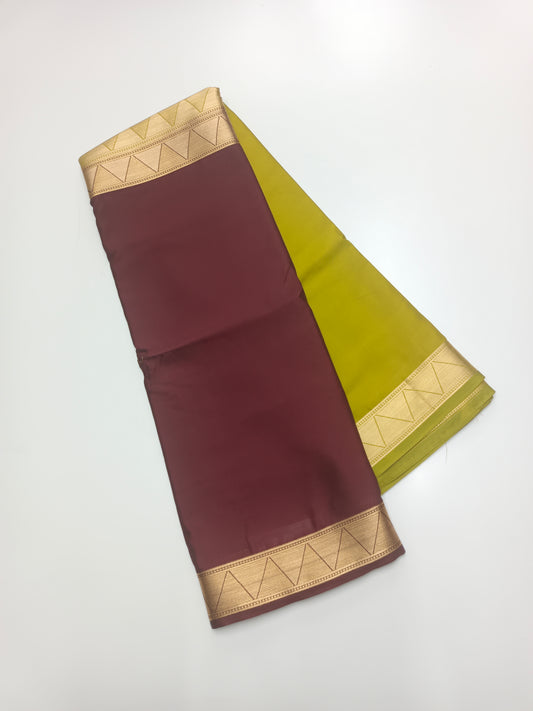 2D SEMI CREPE SILK SAREE