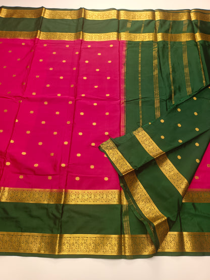 SEMI CRPE SILK SAREE