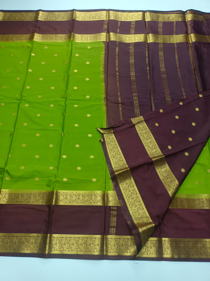 SEMI CRPE SILK SAREE