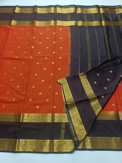 SEMI CRPE SILK SAREE