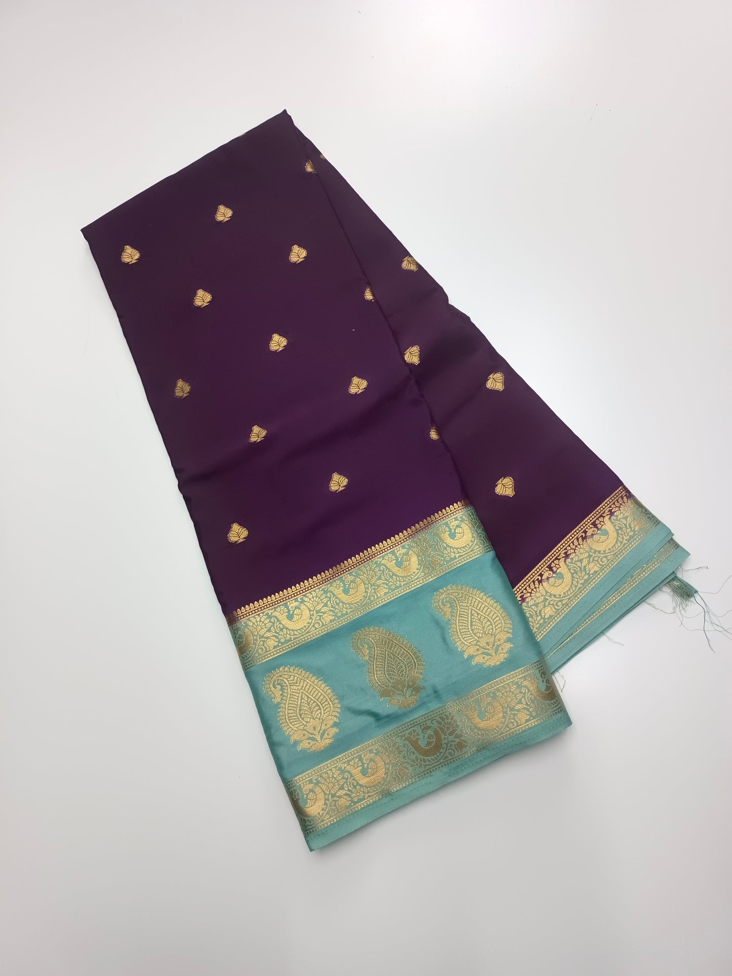 SEMI CRPE SILK SAREE