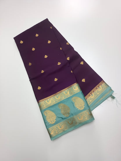 SEMI CRPE SILK SAREE