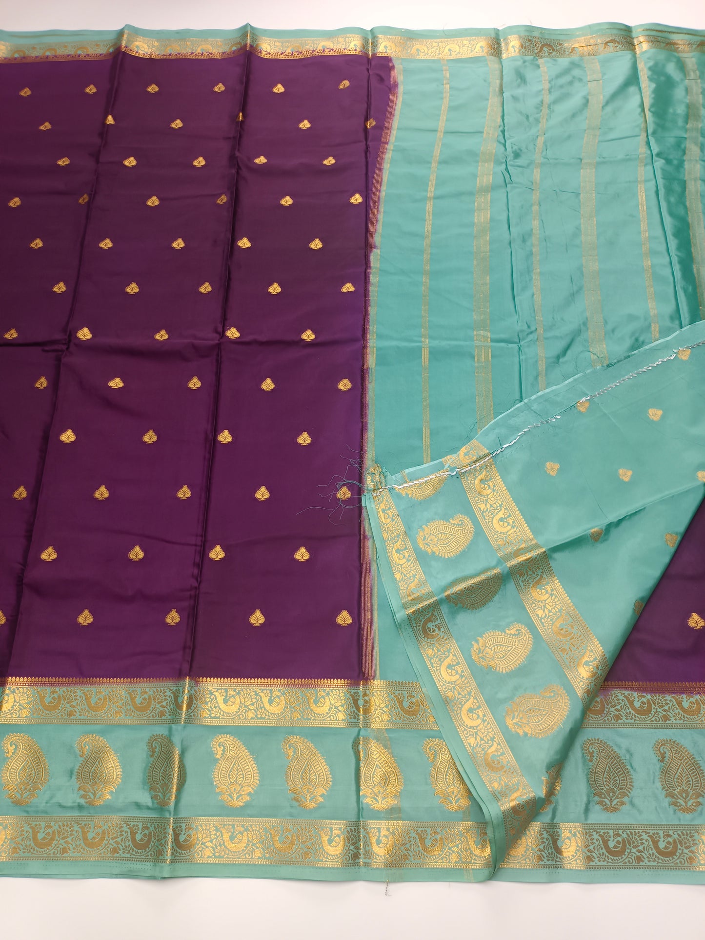 SEMI CRPE SILK SAREE