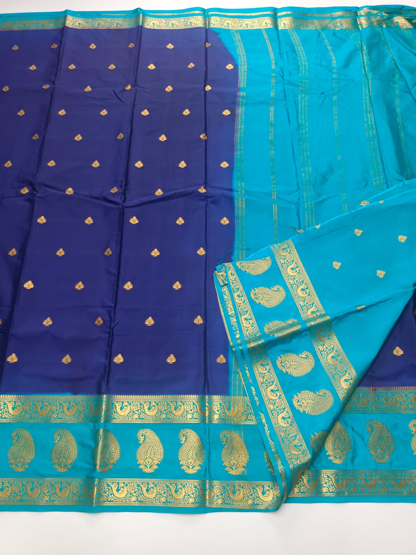 SEMI CRPE SILK SAREE