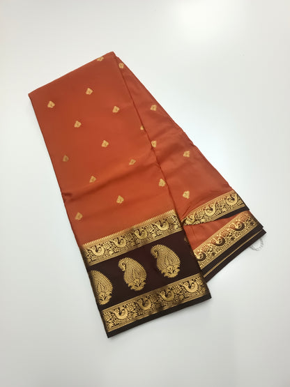 SEMI CRPE SILK SAREE
