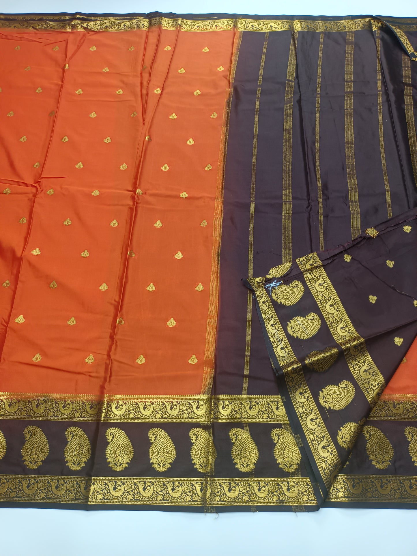 SEMI CRPE SILK SAREE