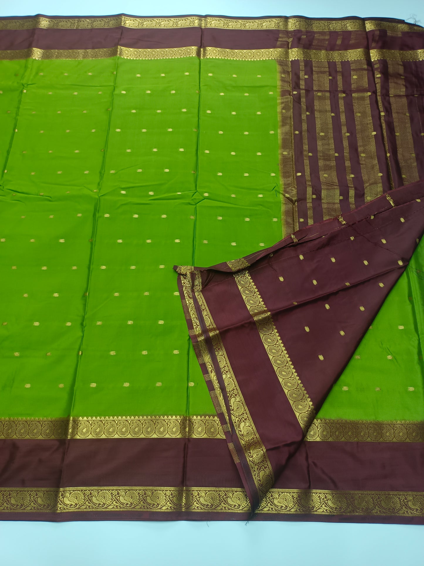 SEMI CRPE SILK SAREE