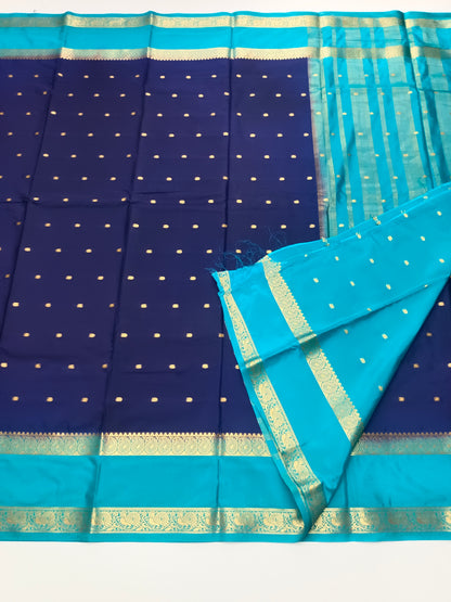 SEMI CRPE SILK SAREE