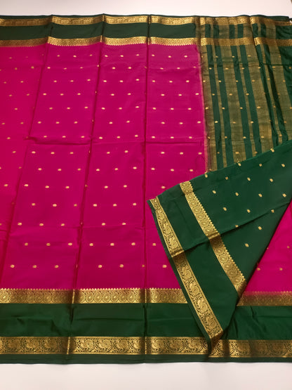 SEMI CRPE SILK SAREE