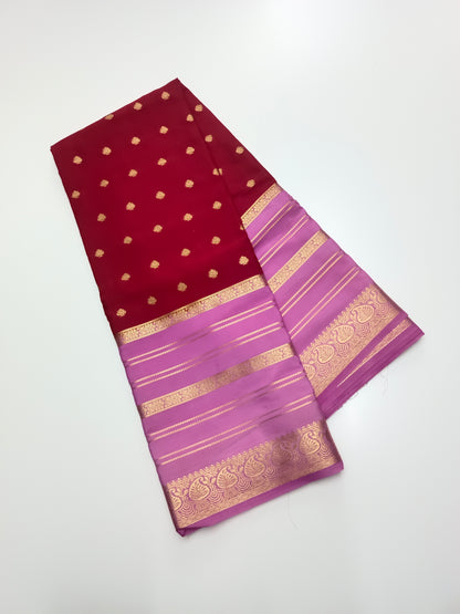 SEMI CRPE SILK SAREE