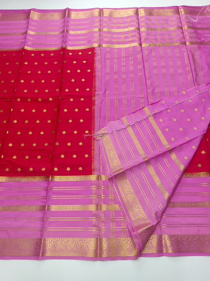 SEMI CRPE SILK SAREE