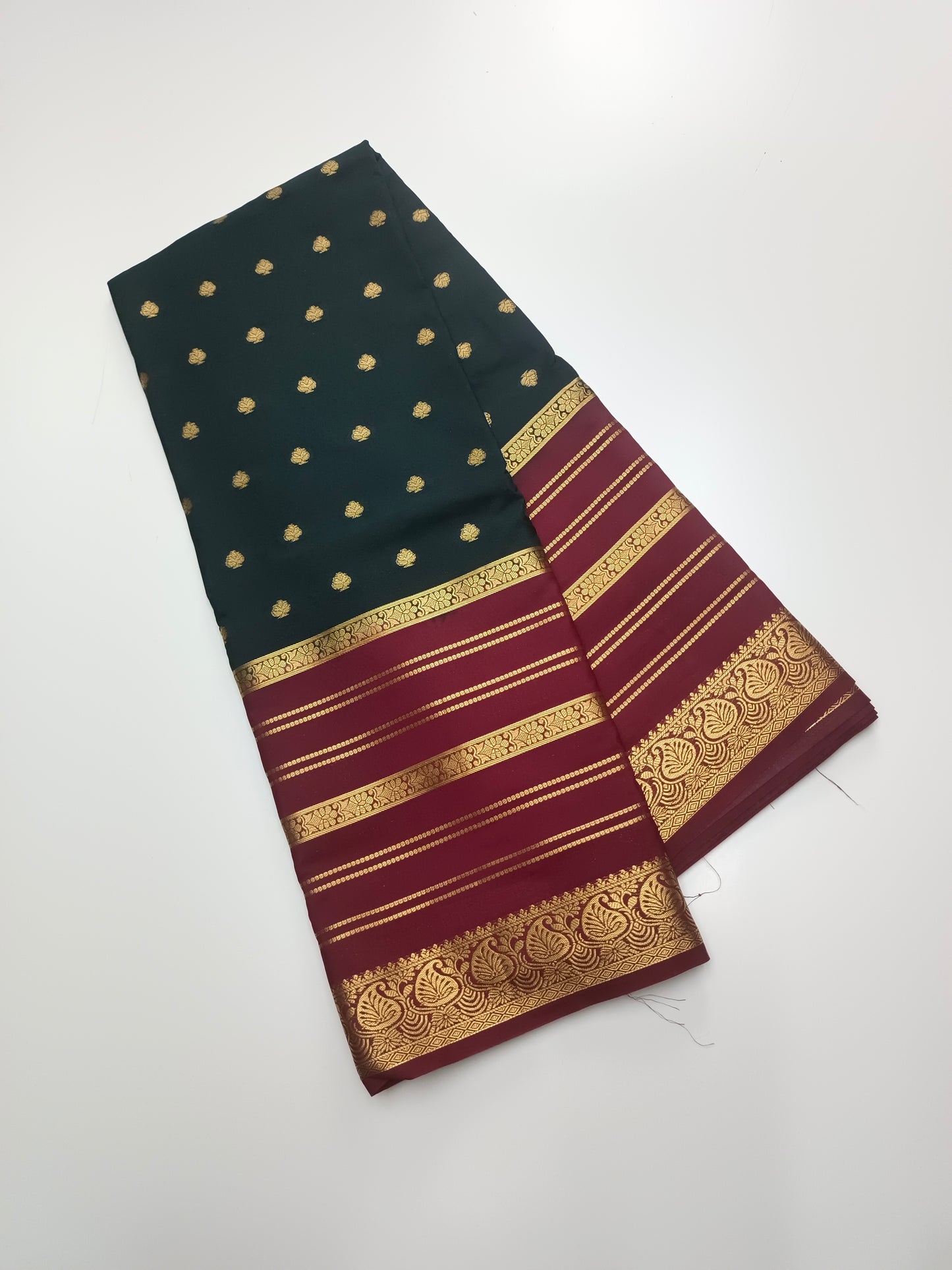 SEMI CRPE SILK SAREE