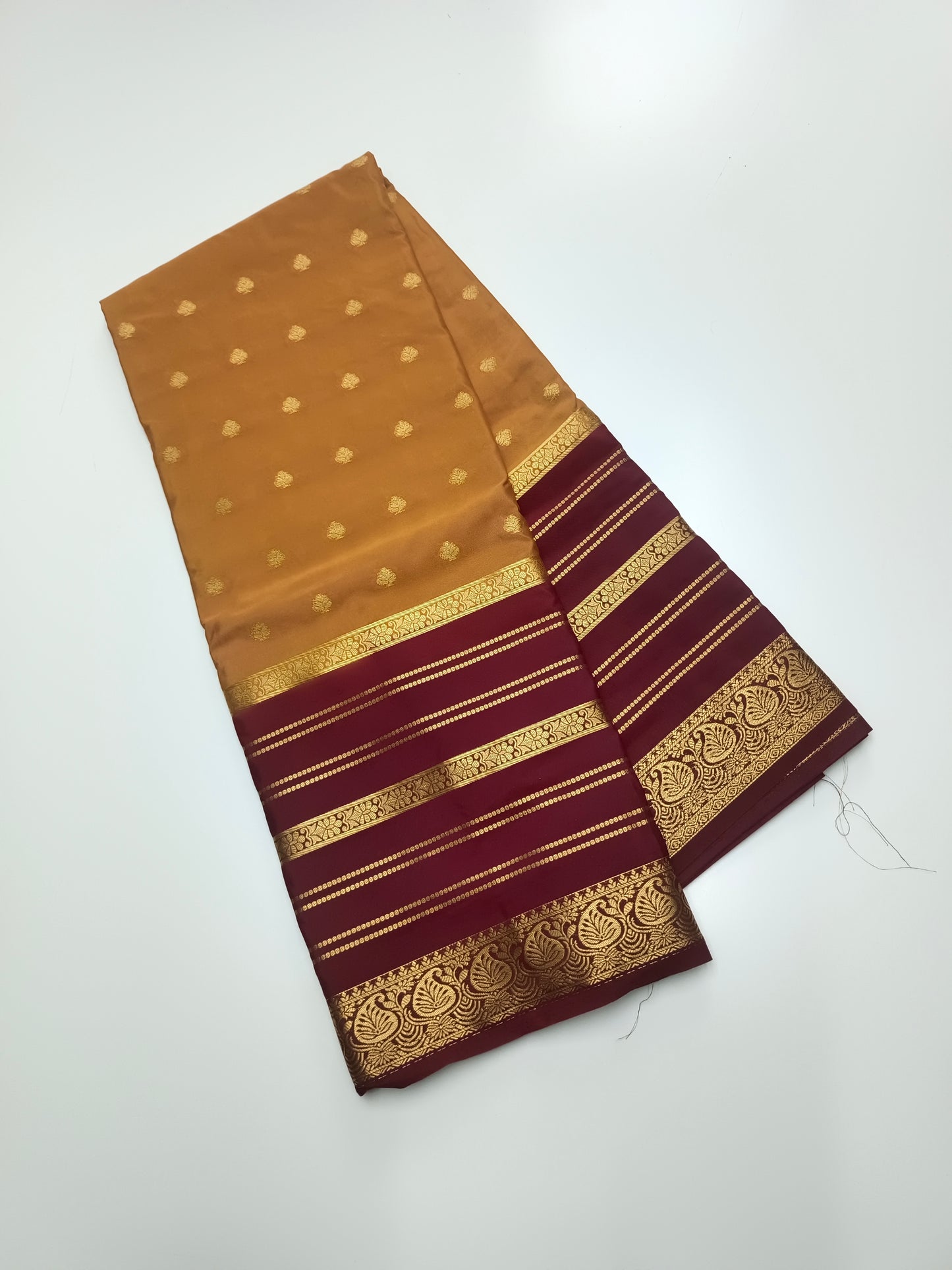 SEMI CRPE SILK SAREE