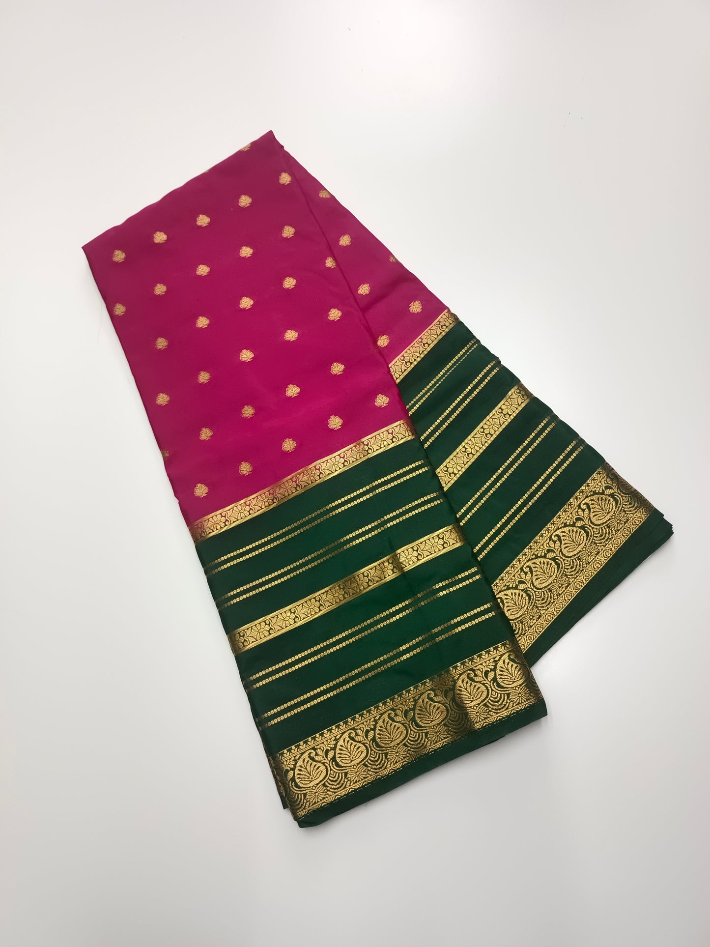 SEMI CRPE SILK SAREE