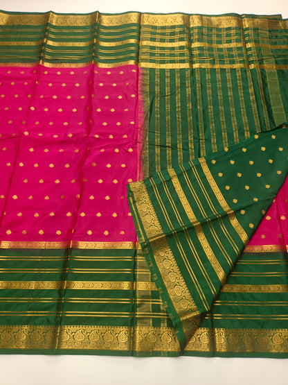 SEMI CRPE SILK SAREE
