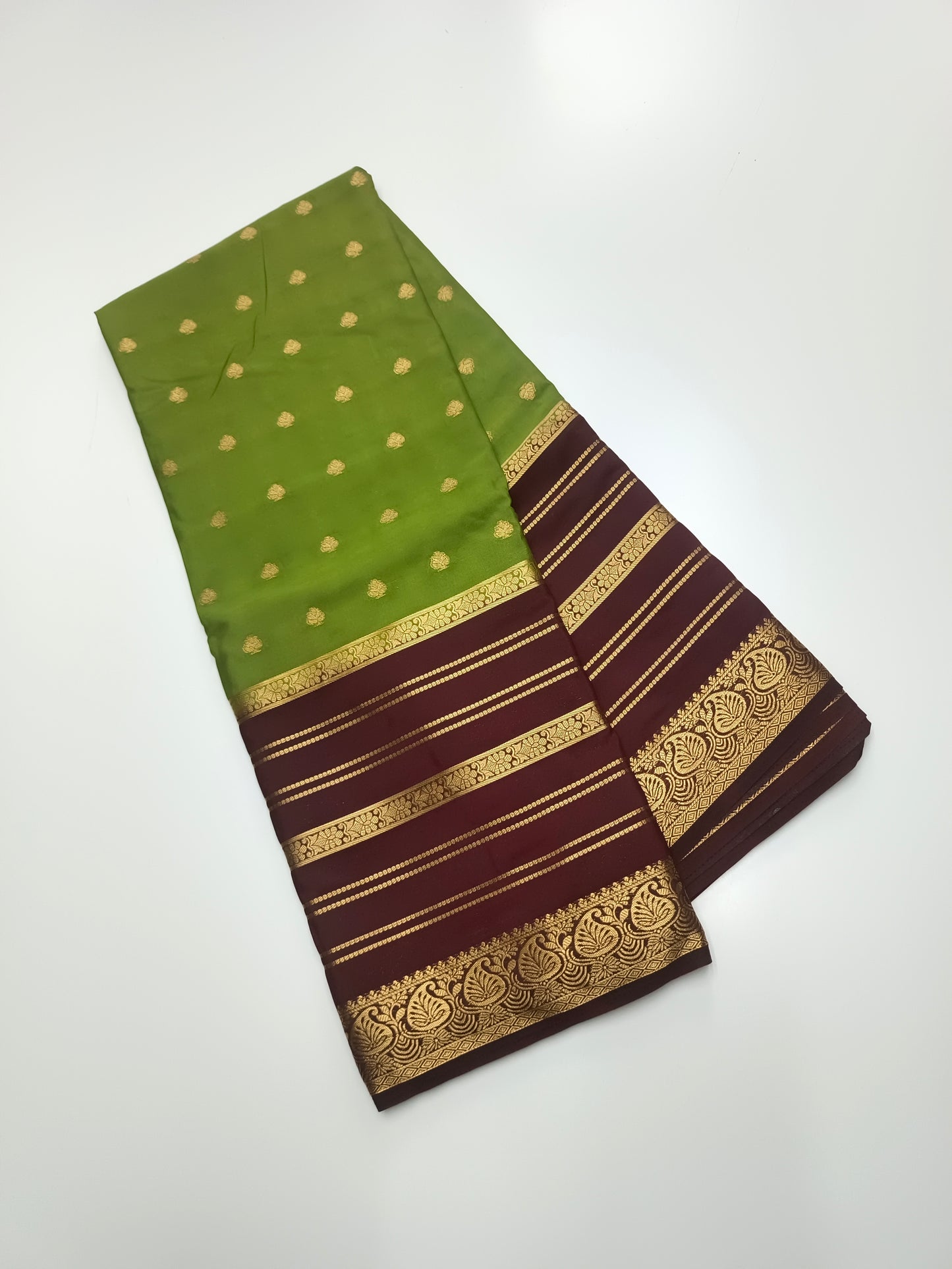 SEMI CRPE SILK SAREE