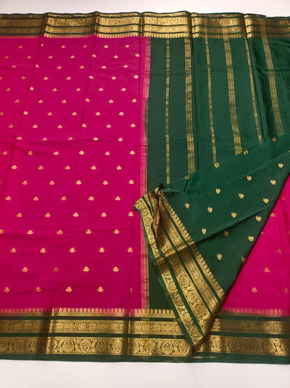 SEMI CRPE SILK SAREE