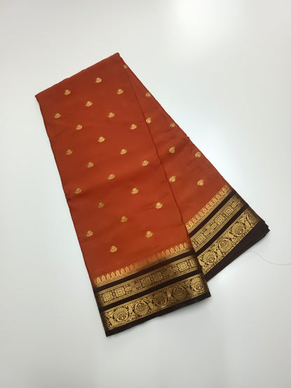 SEMI CRPE SILK SAREE