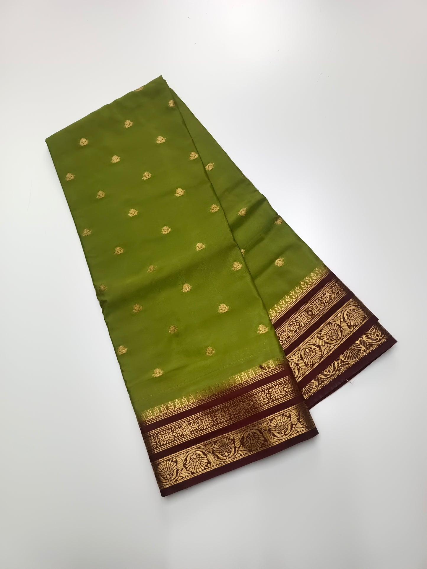 SEMI CRPE SILK SAREE