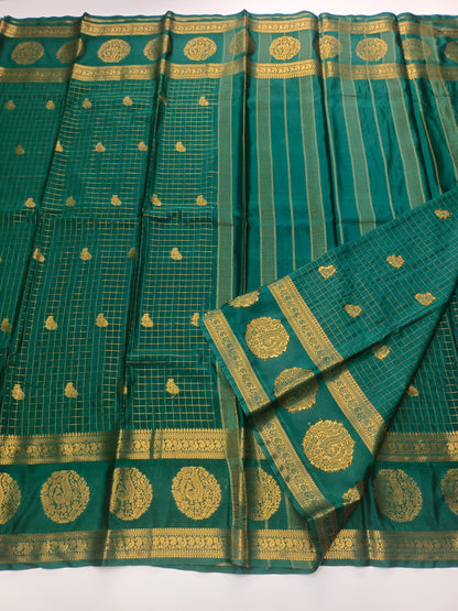 SEMI CRPE SILK SAREE
