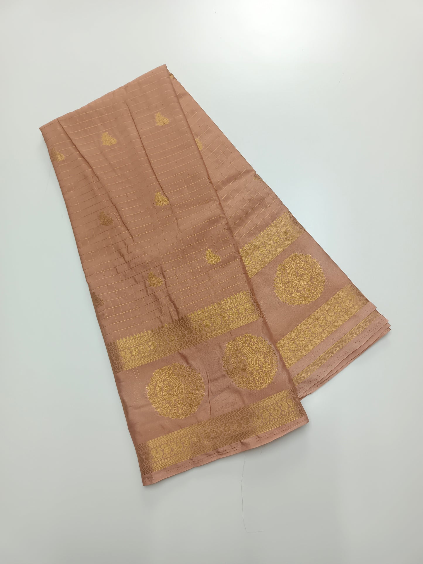 SEMI CRPE SILK SAREE