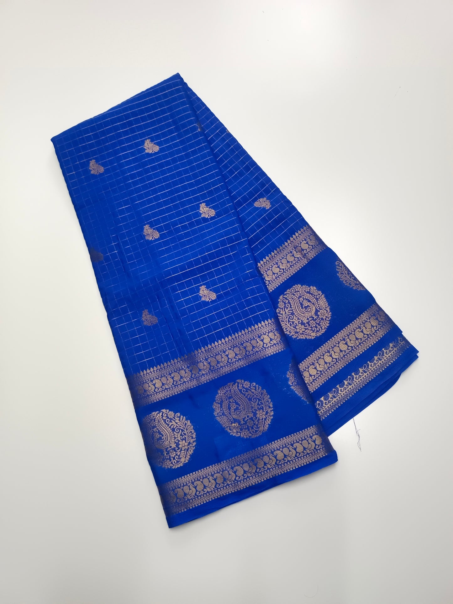 SEMI CRPE SILK SAREE