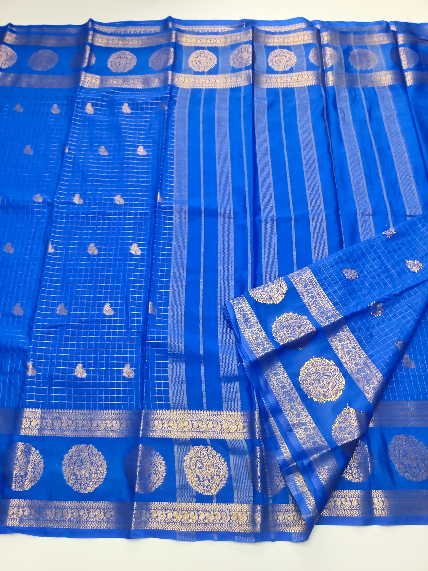 SEMI CRPE SILK SAREE
