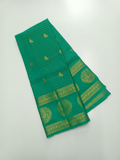SEMI CRPE SILK SAREE