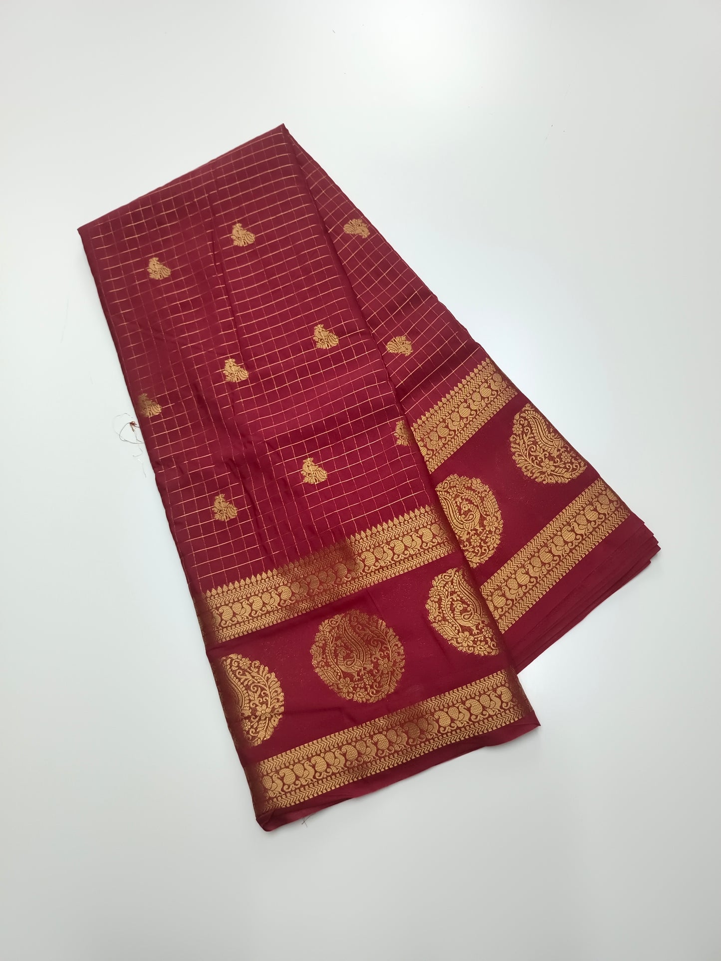 SEMI CRPE SILK SAREE