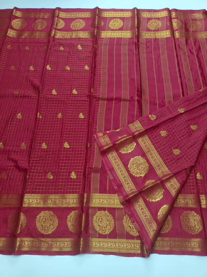 SEMI CRPE SILK SAREE