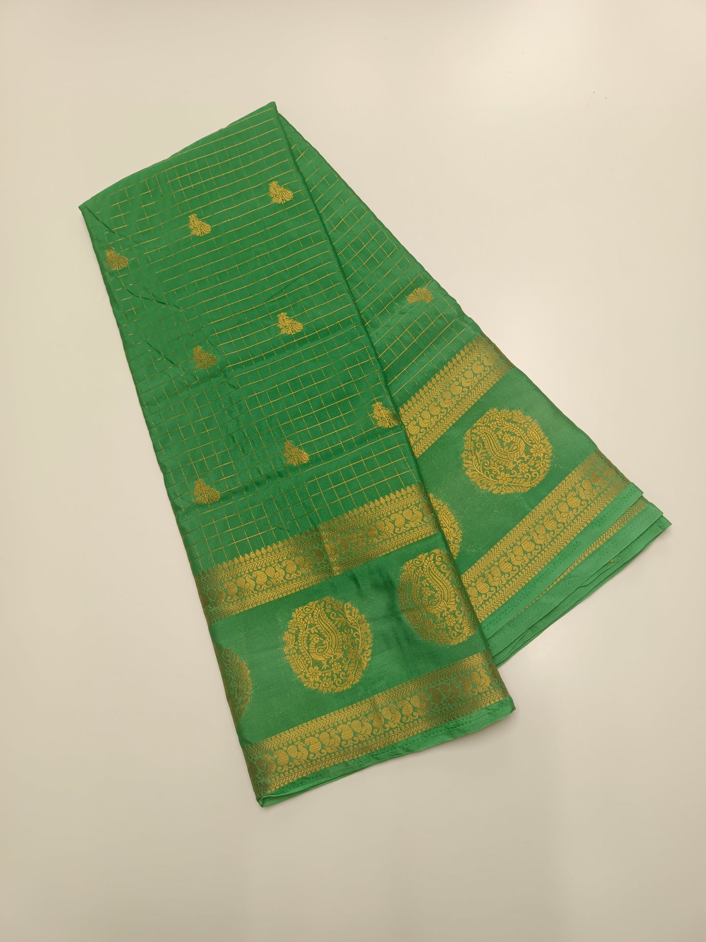 SEMI CRPE SILK SAREE