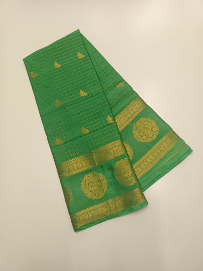 SEMI CRPE SILK SAREE