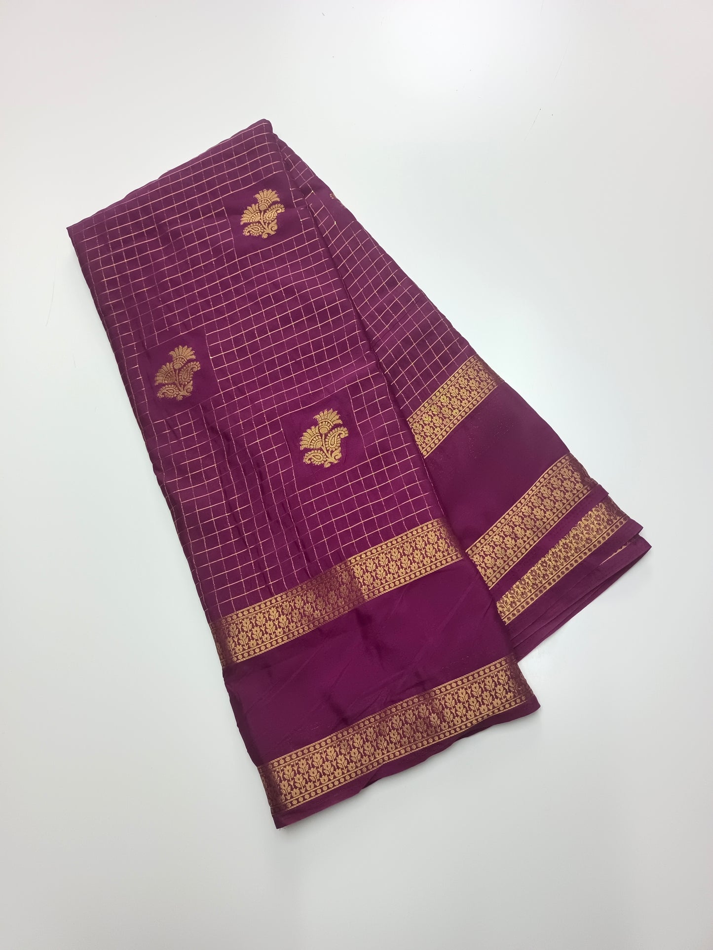 SEMI CRPE SILK SAREE