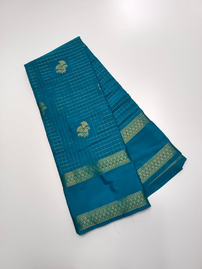 SEMI CRPE SILK SAREE