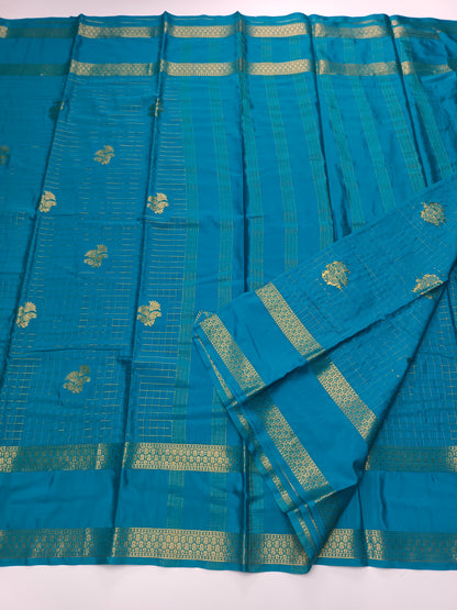 SEMI CRPE SILK SAREE