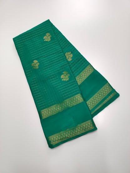 SEMI CRPE SILK SAREE