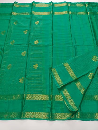 SEMI CRPE SILK SAREE