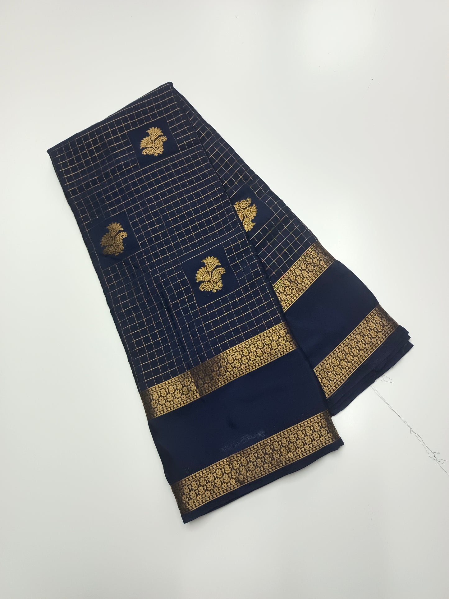 SEMI CRPE SILK SAREE