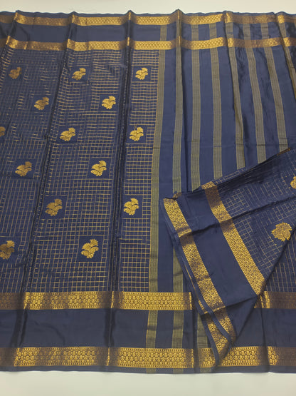 SEMI CRPE SILK SAREE