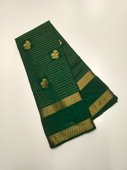 SEMI CRPE SILK SAREE