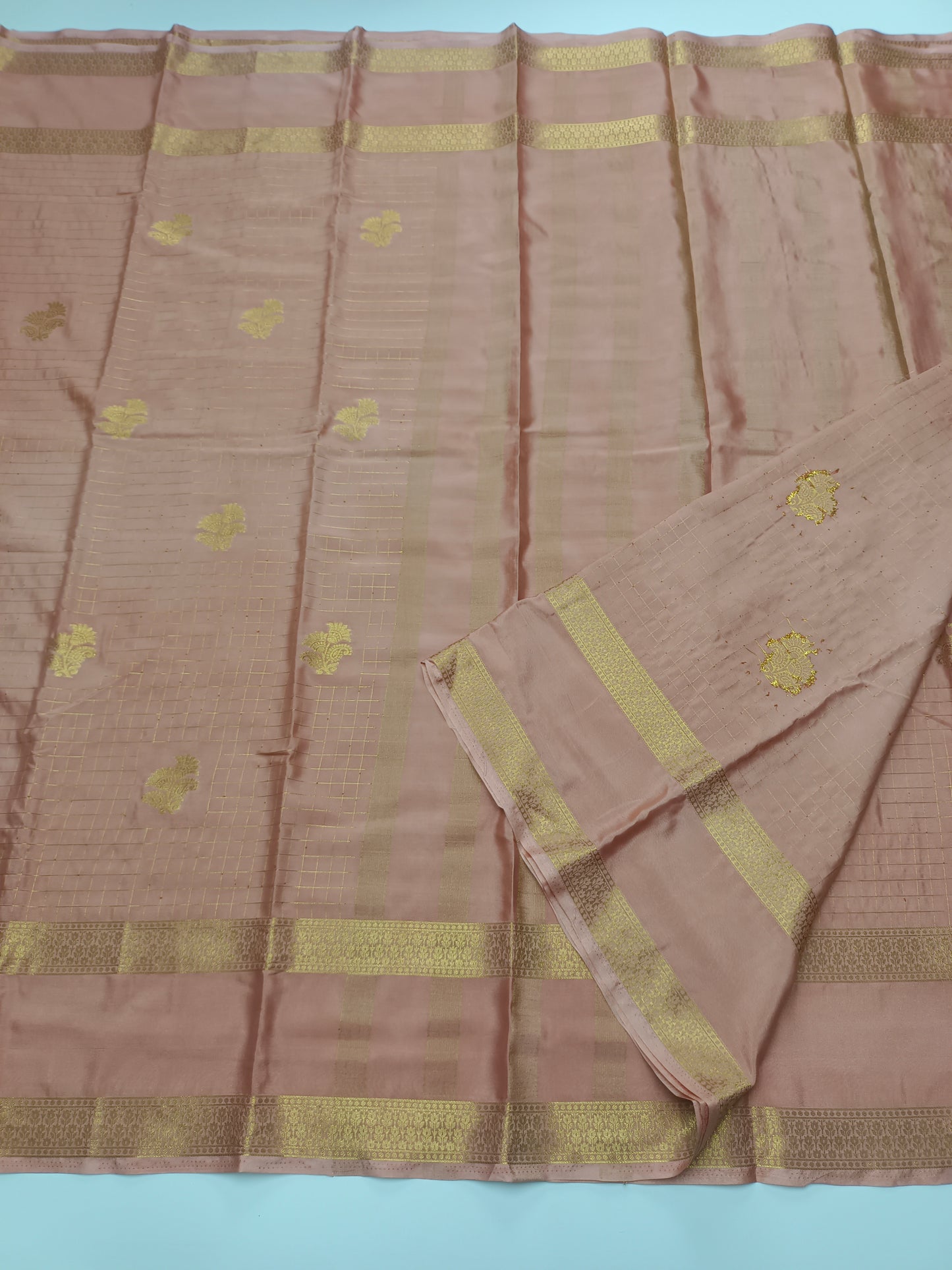 SEMI CRPE SILK SAREE