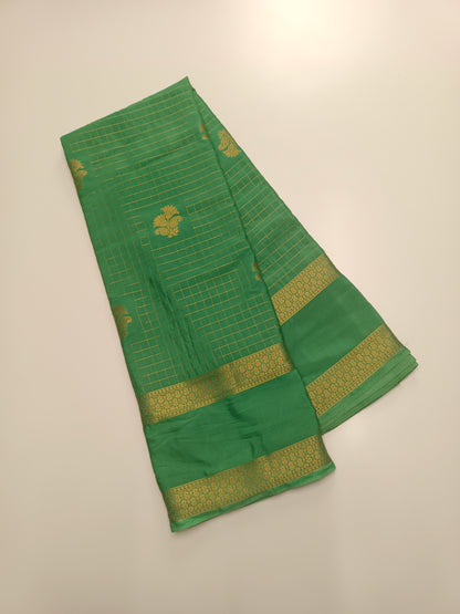 SEMI CRPE SILK SAREE
