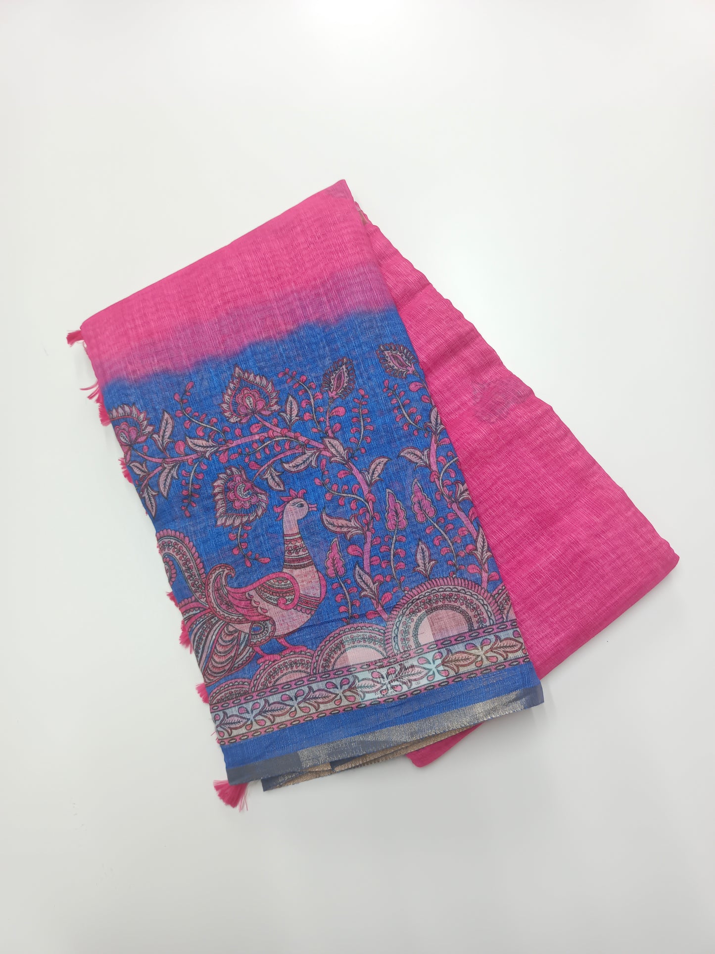FANCY LENIN COTTON SAREE